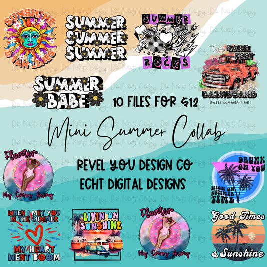 Summer Mini Collab with RevelYOU & Echt Digital Designs - PNG Downloads