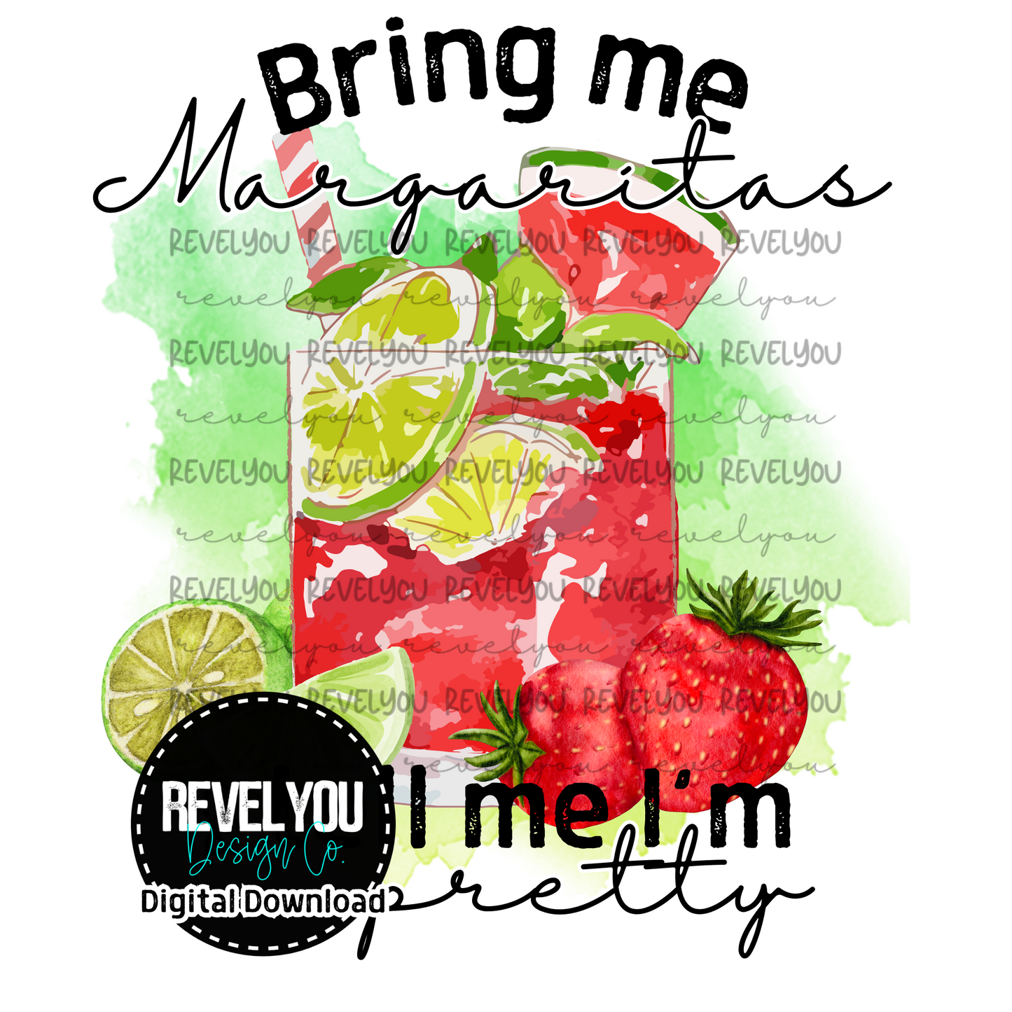 Taco/Margarita Digital Collab with RevelYOU & C's Sweet Designs - PNG Downloads