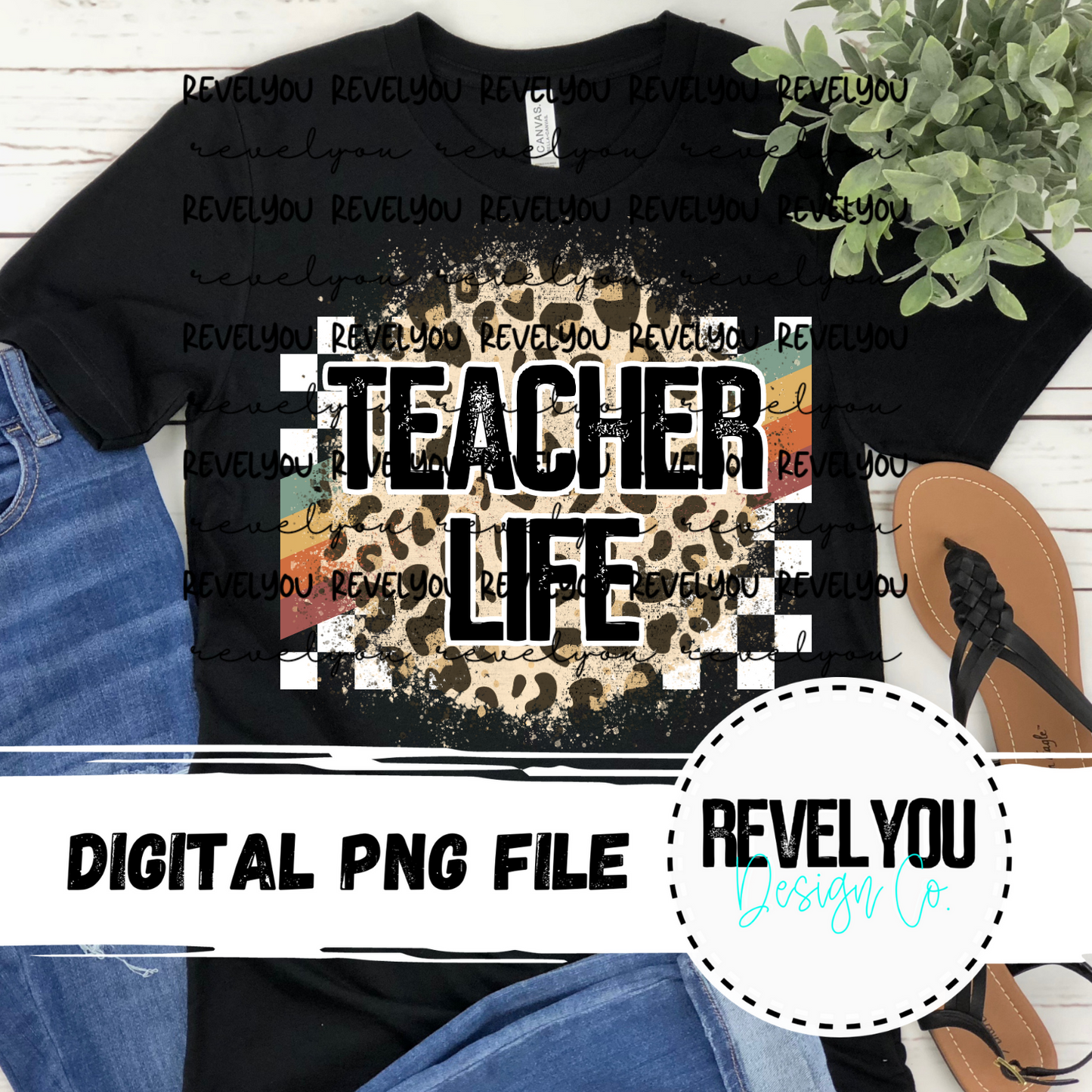 Teacher Life (Racing Rainbow) - PNG