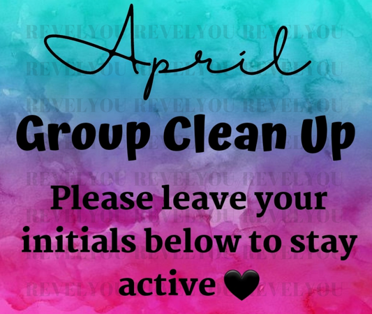 April Group Clean Up Image
