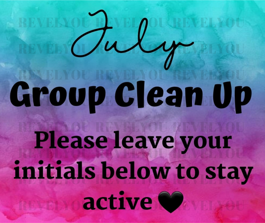 July Group Clean Up Image