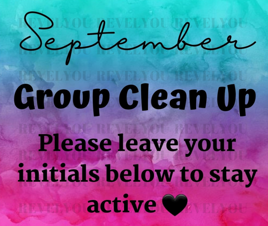 September Group Clean Up Image