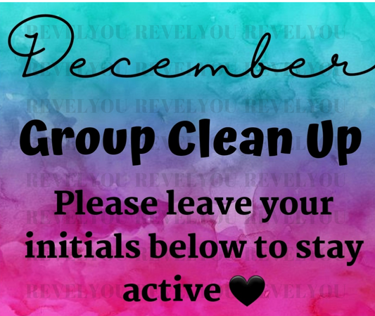 December Group Clean Up Image