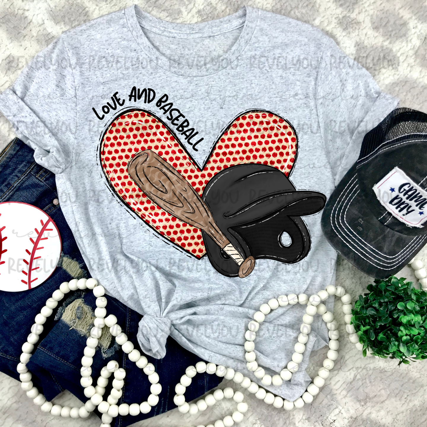 Love & Baseball - PNG