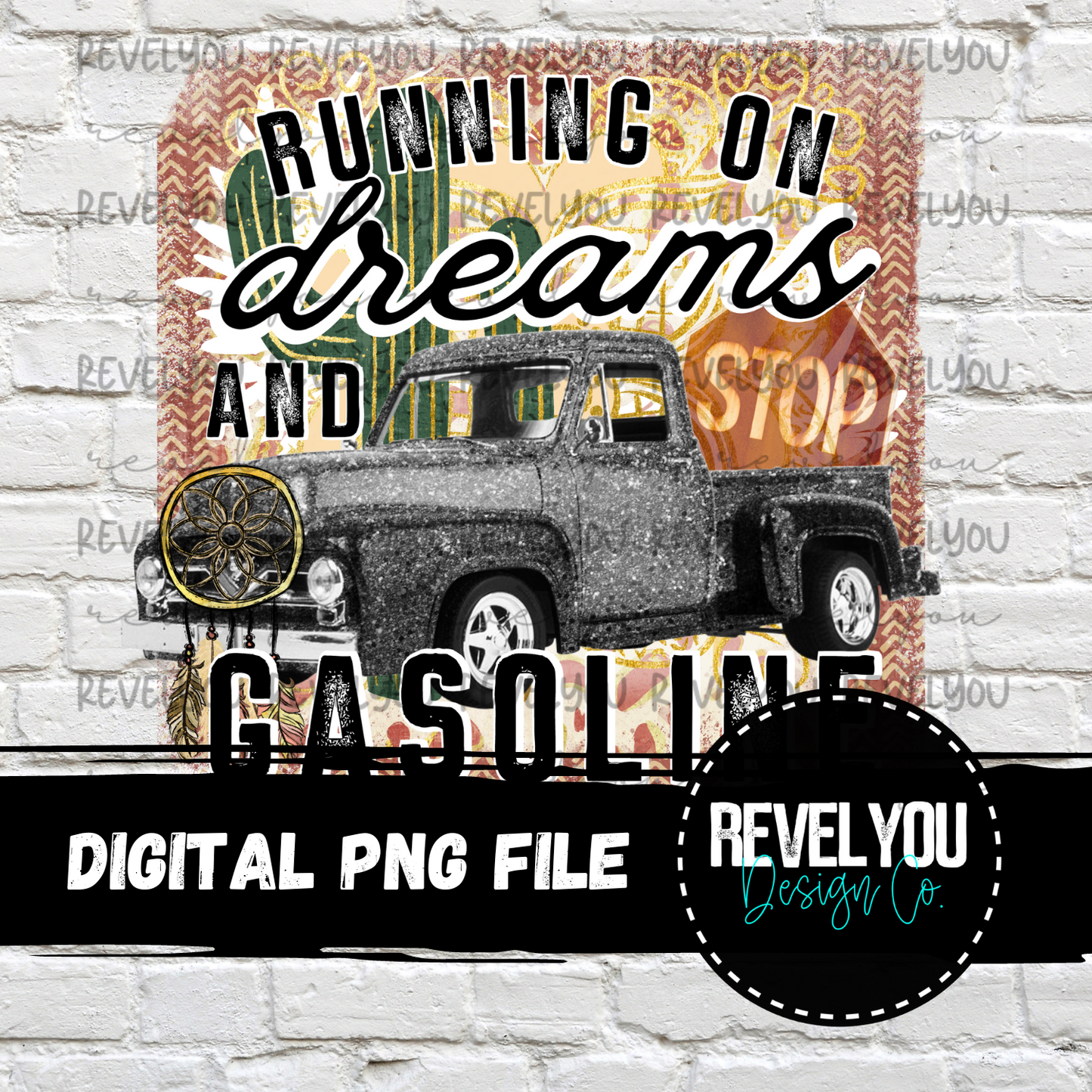 Running On Dreams & Gasoline - PNG