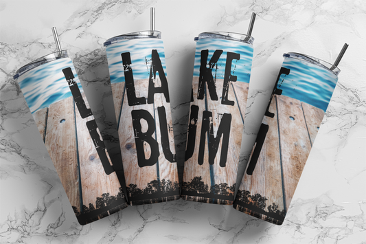 Lake Bum Lake - Digital Tumbler PNG