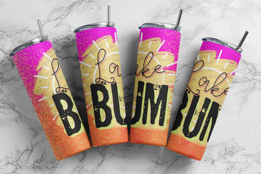 Lake Bum Glitter - Digital Tumbler PNG