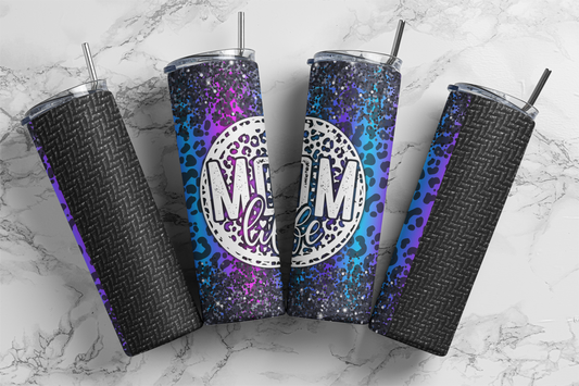 Mom Life Leopard - Digital Tumbler PNG