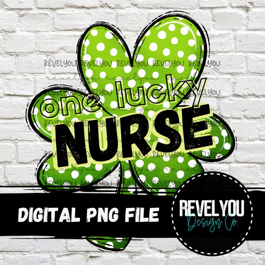 One Lucky Nurse Green - PNG