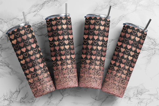 Queen Of Hearts - Digital Tumbler PNG