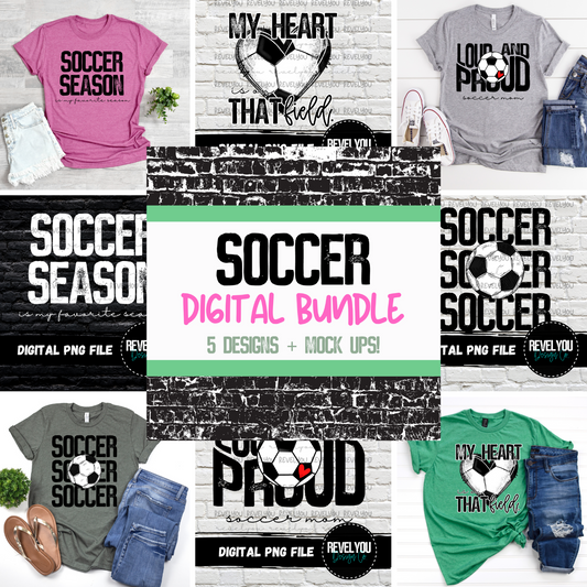 Soccer Digital Bundle - PNG