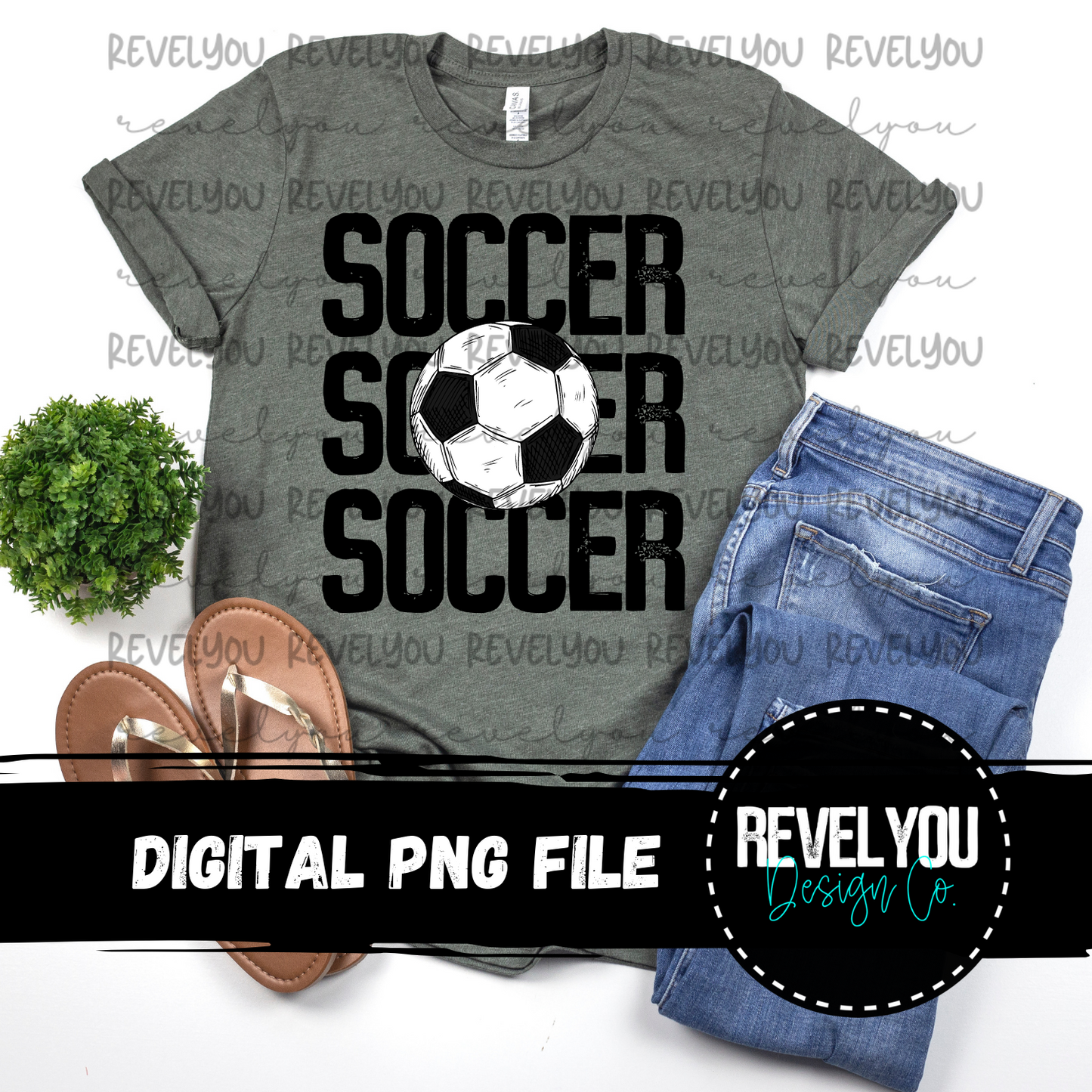 Soccer Digital Bundle - PNG
