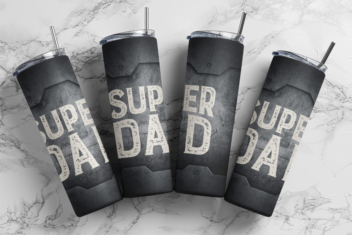 Super Dad - Digital Tumbler PNG