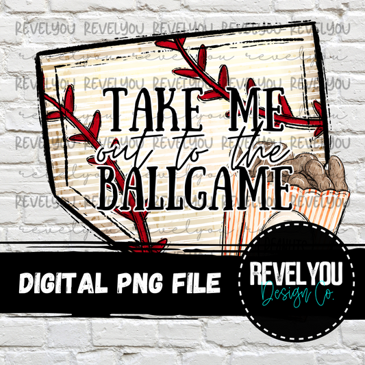 Take Me Out To The Ballgame - PNG
