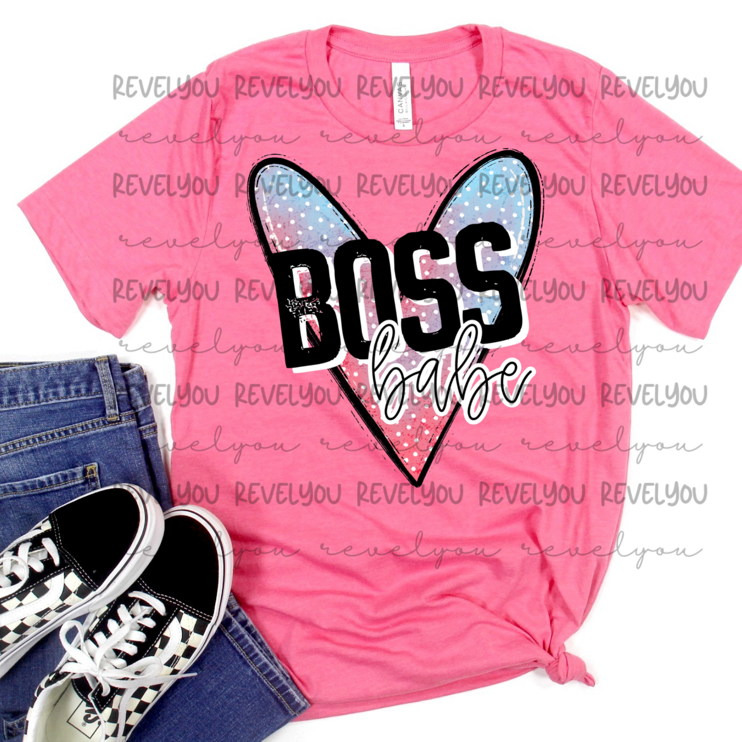 Boss Babe Heart Set - PNG