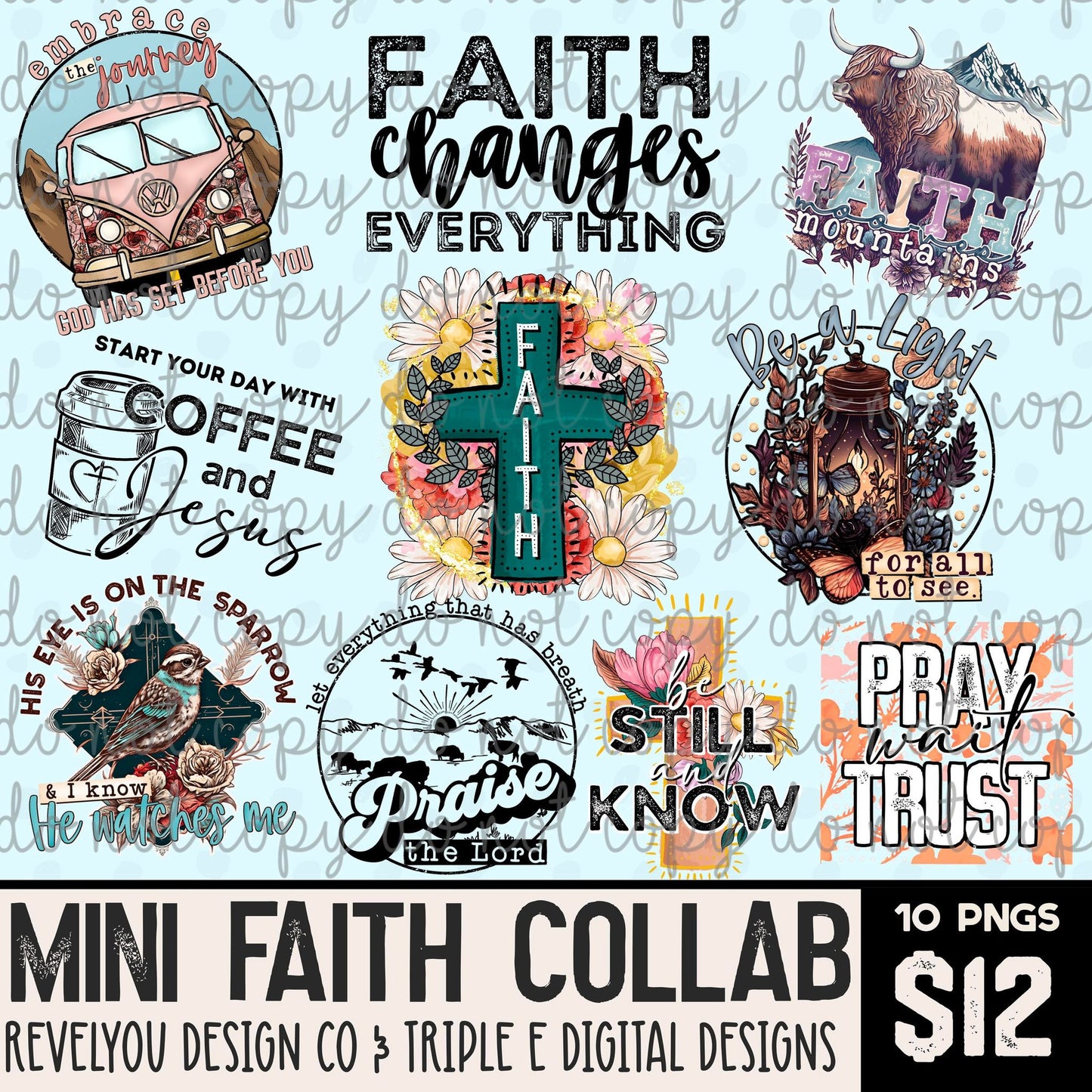 Faith Based Mini Collab with RevelYOU & Triple E - PNG Downloads
